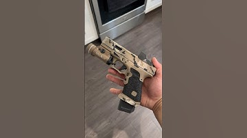 DIY Cerakote and Stipple job at home #stippling #cerakote #glock