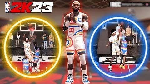 NBA 2K23 NEW CENTER BUILD PERFECT FOR PLAYING WITH RANDOMS IN REC!