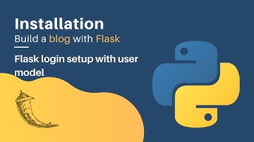 Flask login setup with user model