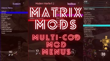 MatrixMods Multi-Cod Mod Menus Showcase (PAID)(RGH/JTAG)