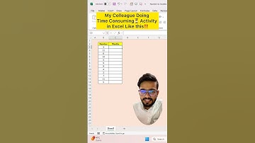 Colleague doing Time Consuming Task in Excel‼️Instead Use Amazing Trick #exceltips #exceltricks