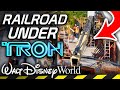 RAILROAD TUNNEL RISES Below the TRON Coaster at Walt Disney World!