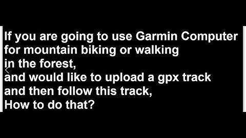 Transfer Google Map route to Garmin Cycling Computer