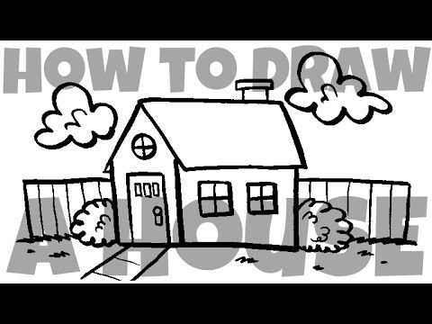 How to Draw a House - YouTube