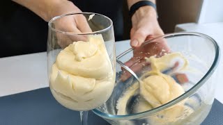 Only 2 ingredients! WITHOUT cream and gelatine! Airy mousse made from juice and semolina!