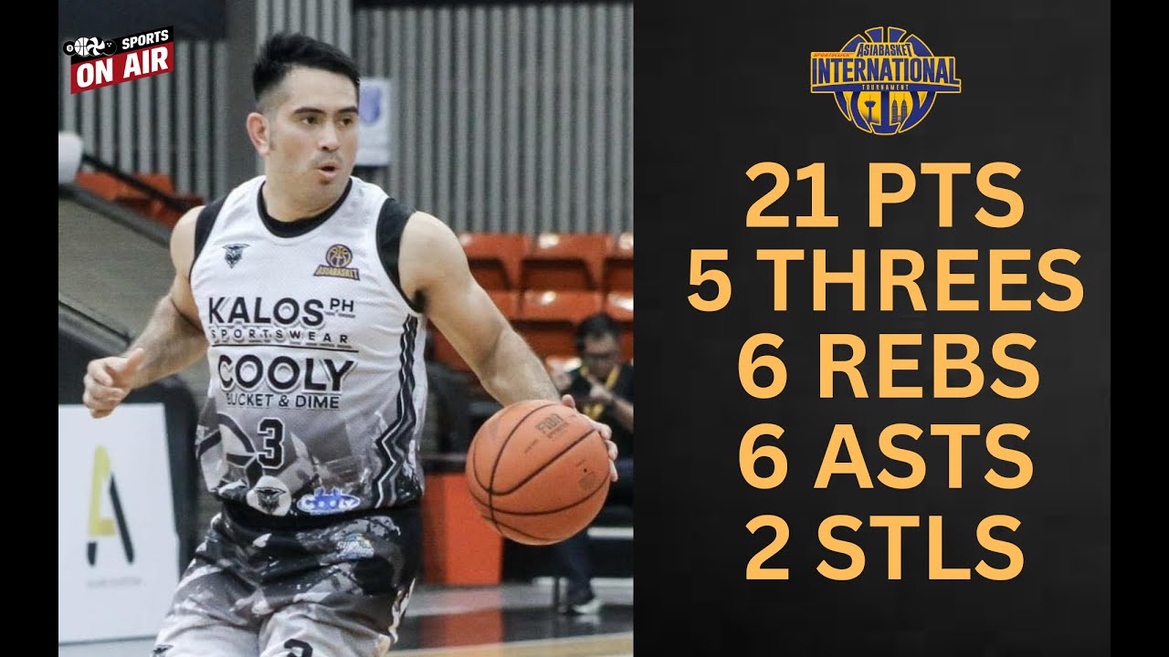 Gerald Anderson ALL-AROUND GAME! 21 PTS, 5 3PT | The Th3rd Floor Vs BGC Builders | Asiabasket