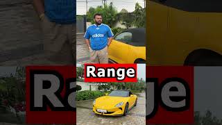 MG Cyberster Range Reality ||#automobile #shorts #ytshorts #car #reality #the #trending #india #new