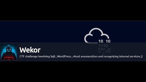 Wekor - Tryhackme