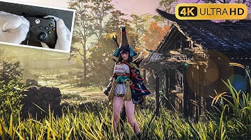 Naraka Bladepoint Gameplay ❯ Solo Yoto Hime + Controller Handcam | Xbox Series X ❯ 4K 60fps HDR
