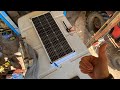 Offgridtec 100W Solarpanel aufs Dach montieren und B4F Carpet Filz verkleben im VW T5 DIY Campervan