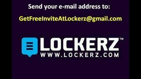 FREE LOCKERZ INVITE 2010