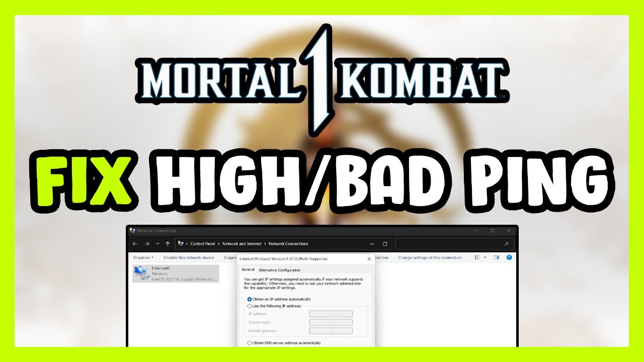 How to FIX Mortal Kombat 1 High Ping! YouTube