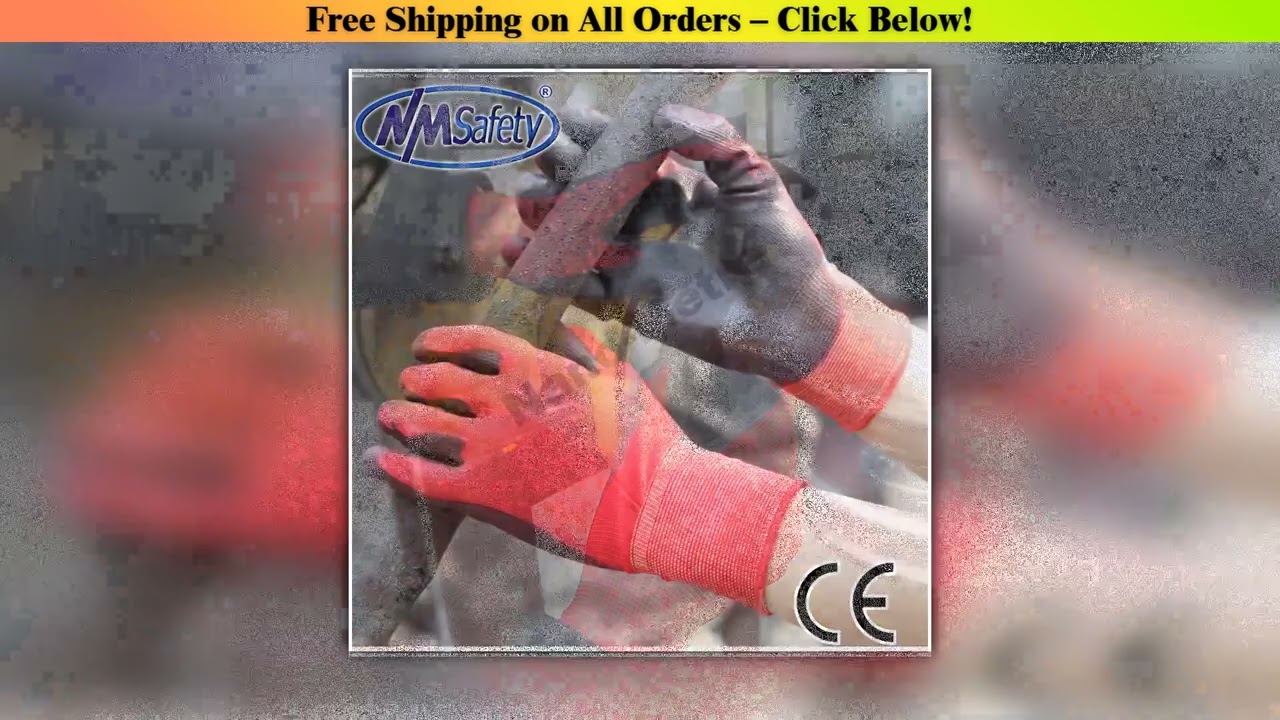 24Pieces/12Pairs Professional Working Protective Gloves For Men Construction Women Garden Nylon