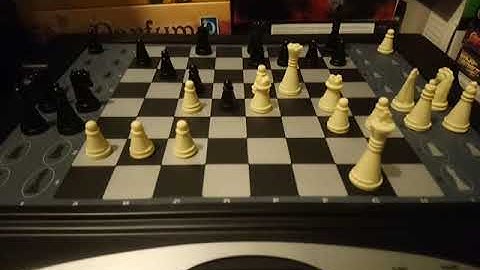 Arena FIDE Master VS Excalibur Phantom Force Chess Computer Level BE007 Game 03.11.19