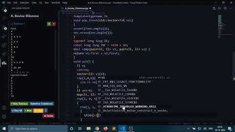 CodeForces Good Bye 2020 Contest screen cast