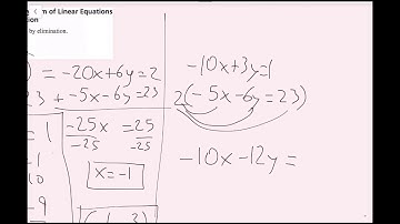 Solving Systems of Linear Equations by Elimination (5.3 Big Ideas Math - Algebra 1)