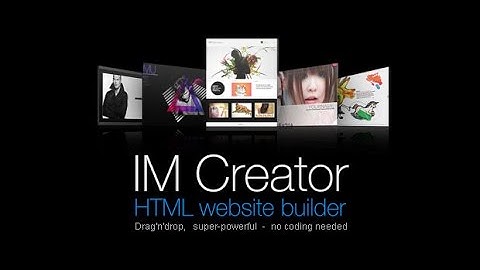 Create a FREE high quality website with imcreator.com