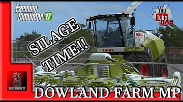 Farming Simulator 17 | Live Stream | Dowland Farm MP | Stream # 5 | #fs 17