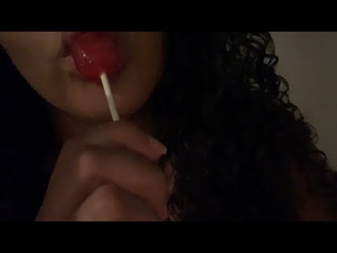 ASMR CUSTOM VIDEO FOR ALEX | MOUTH SOUNDS KISSING LIPGLOSS LOLLIPOP