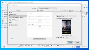 Compiling in Scrivener