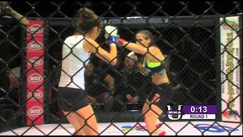 Kelly Vanhoy vs. Stefani Pogue (The University of MMA, Fight Night 9, 3/8/15)