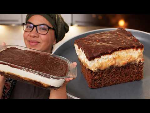 El Pastel de Snickers más fácil y delicioso que probarás