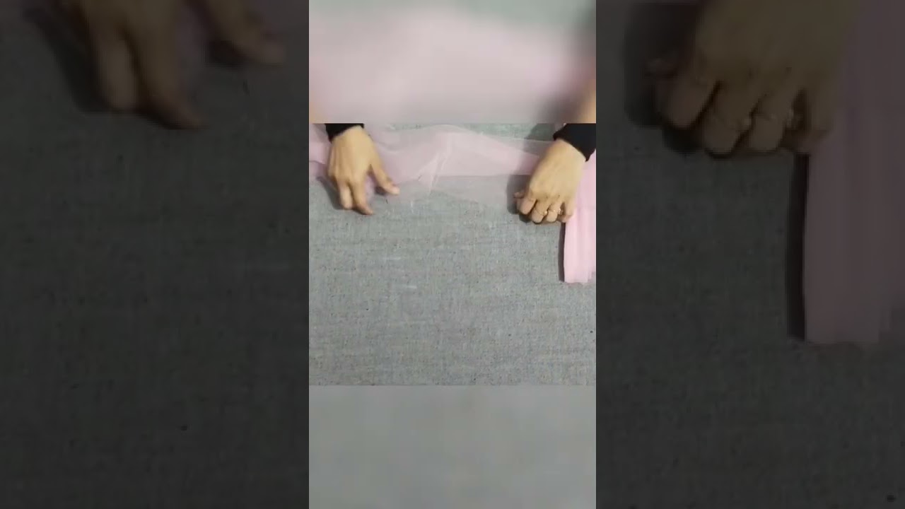 How to make net fabric gathered shorts YouTube