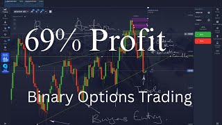 69% Profit Trading Binary Options ( Live ) | Pocket Option Trading Strategy