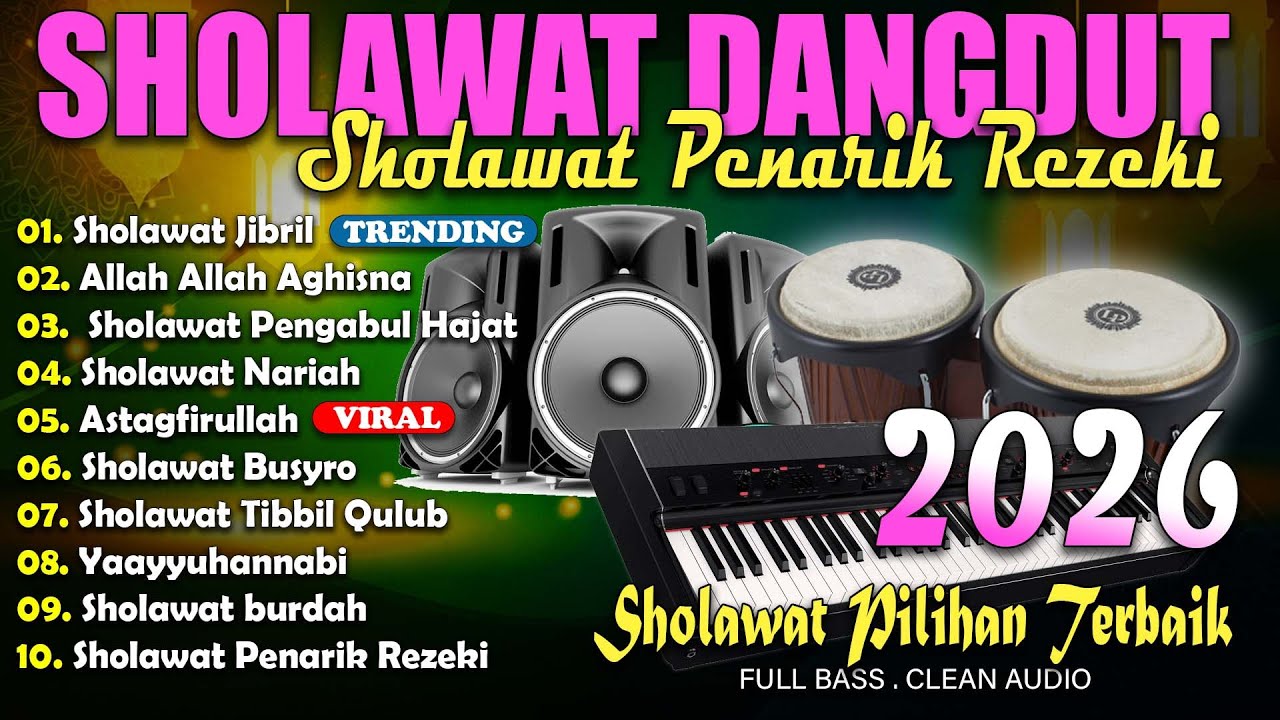 SHOLAWAT PENARIK REZEKI PALING MERDU 2026 | Aghisna, Tibbil Qulub, Burdah | SHOLAWAT TERPOPULER 2026