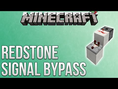 Minecraft: Redstone Signal Bypass Tutorial (Redstone Advent Calendar)