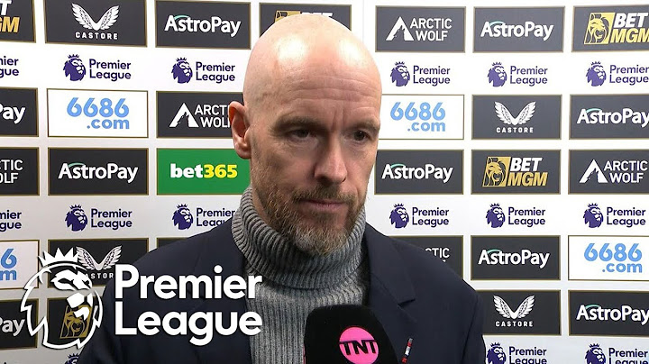 Erik ten Hag: Manchester United's win over Wolves was 'massive' | Premier League | NBC Sports