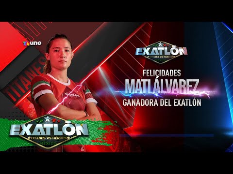 Mati Álvarez es la campeona de Exatlón Titanes vs. Héroes.| Episodio 157 | Exatlón México