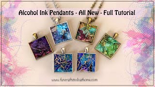 Alcohol Ink Pendants  Make Gorgeous Alcohol Ink Abstracts For Pendants  All New 2021