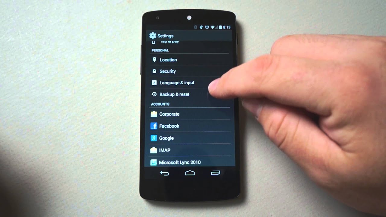 How to Reset Android to Factory Default - YouTube