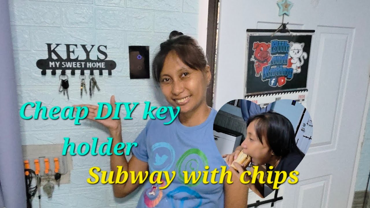 Cheap decoration key holder, subway & chips 