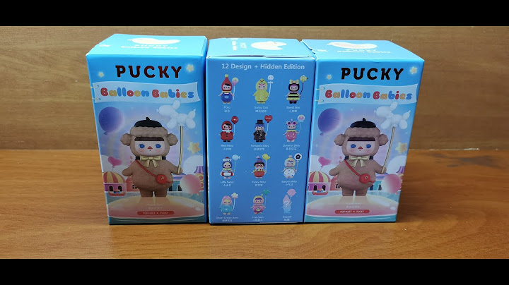 Pop Mart x Pucky Balloon Babies Series - Blind Box Unboxing