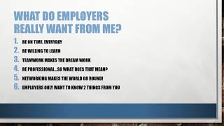 Career Development Activity 1.1.1 Essential Skills