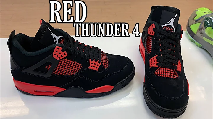 The Air Jordan 4 Red Thunder Review ! Instant Sell Out ? #AirJordan4  #RedThunder #SneakerReview