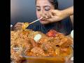 ASMR: EATING SPICY CHICKEN CURRY🔥 BASMATI RICE || #shorts #mukbangn#asmreating #mukbangasmr #asmr