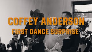 Video thumbnail of "Coffey Anderson (Surprise First Dance)"