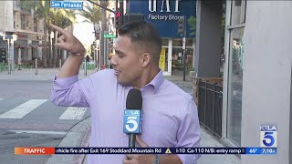KTLA's Mark Kriski and Carlos Herrera put the flex in flex alert