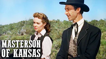 Masterson of Kansas | CLASSIC WESTERN | Full Length | Old Cowboy Movie | English