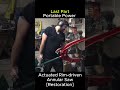 Portable Rim-Driven Annular Saw Restoration. Last Part