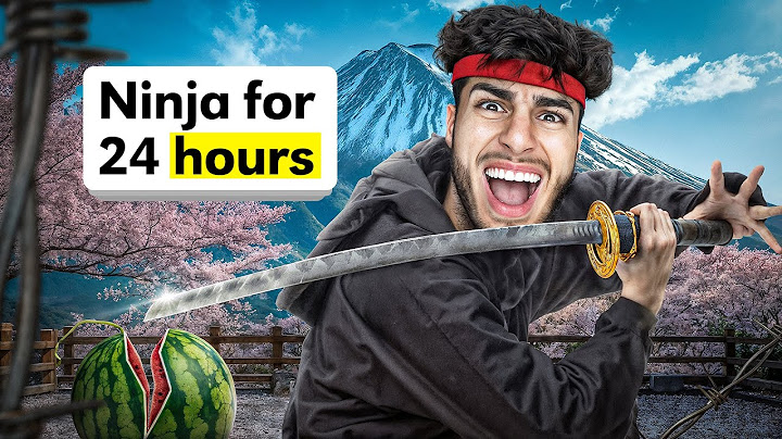 I Trained with a Real Ninja for 24 Hours in Japan!