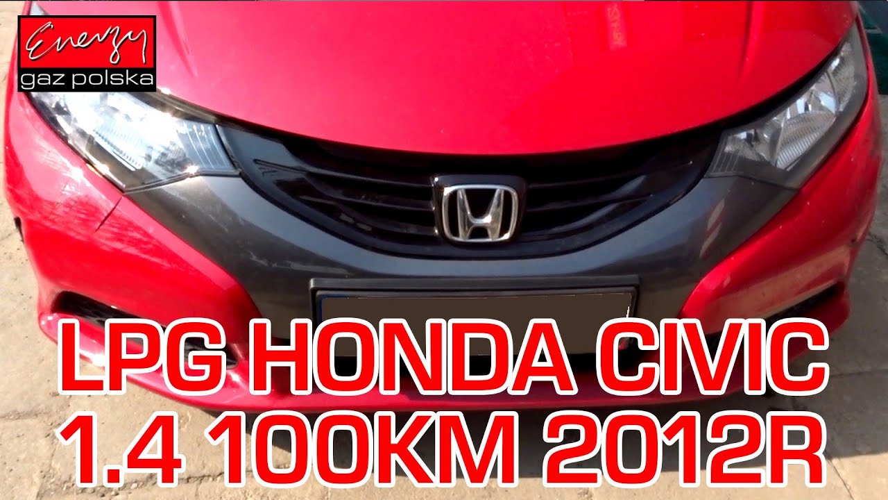Montaż LPG Honda Civic z 1.4 100KM 2012r w Energy Gaz