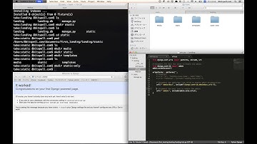 admin page  -  First landing page with django -