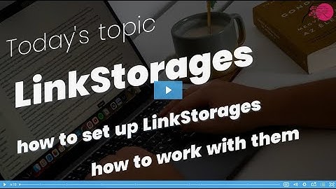 [MyRapidi] How to set up Link Storages