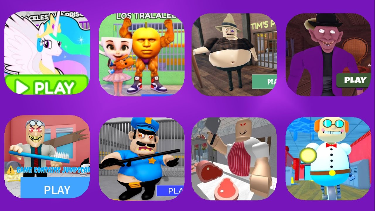 PRINCESS CELESTIA'S PRISON RUN OBBY , BALLERINA CAPUCHINA'S FAMILY PRISON RUN! (Obby)