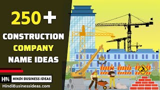 Construction Company Name ideas #construction 