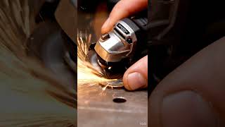 Mini Grinder Cutting Metal Coin ⚙️⚡ | Satisfying Sparks